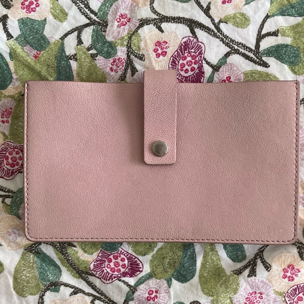 Pink Leather Wallet